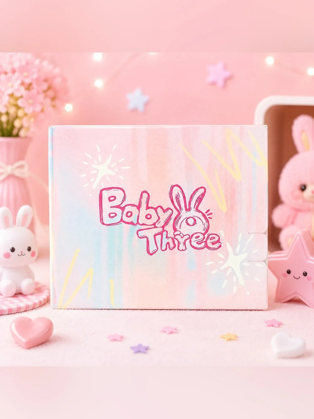 Baby Three Super Mini Bunny Plush Pendant Blind Box